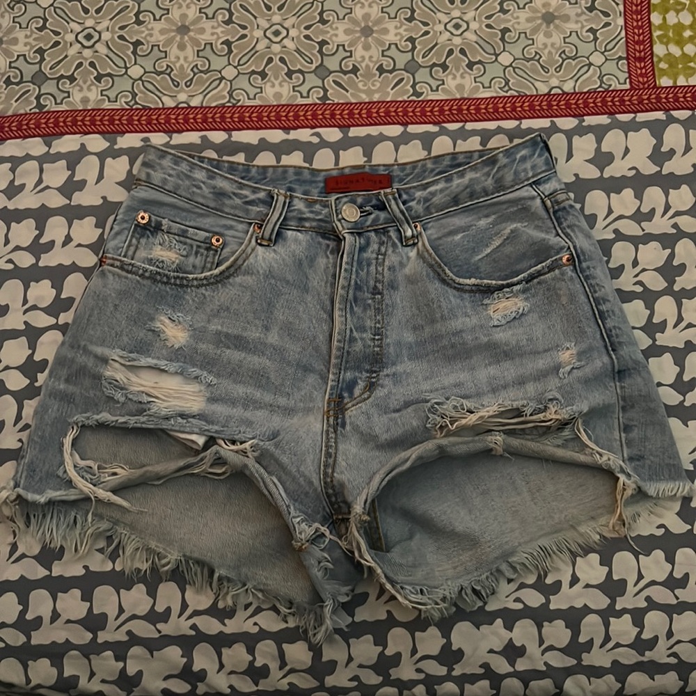 Grey Bandit denim shorts